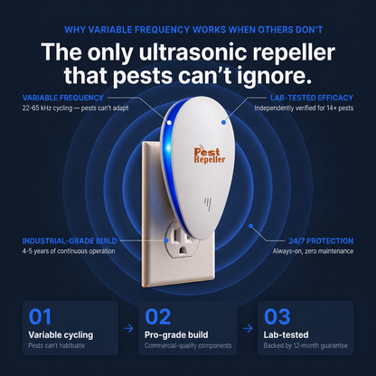 Ultrasonic Pest Repeller - Banish Pests For Good⭐